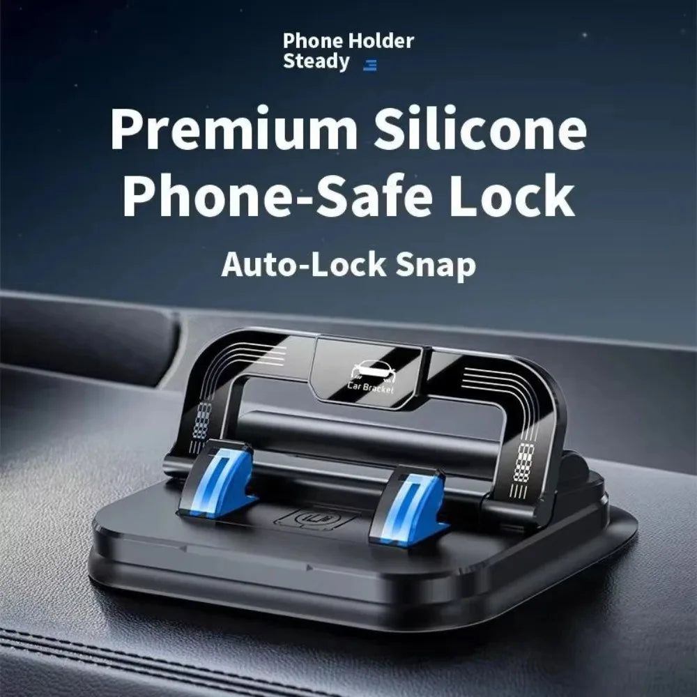 360° Rotatable Universal Car Phone Holder with Number Plate Dashboard Mount Easy Install Vehicle Mobile Phone Holder