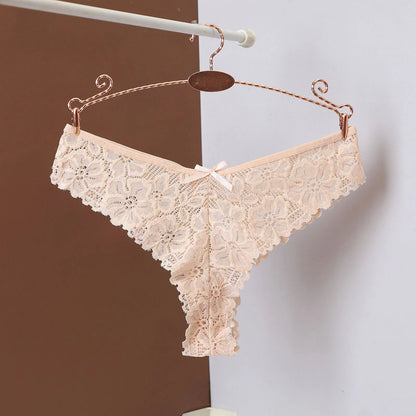 Breathable Traceless Underwear Lace Underwear For Women Sexy Hipster Panties Summer Thin Sexy Briefs Womens' Underwear