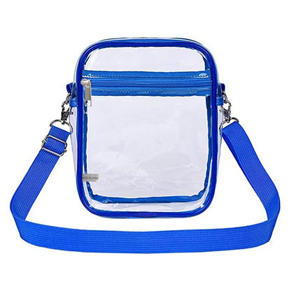 PVC Transparent Shoulder Bag Woman Crossbody Bags Concerts Sports Events Waterproof Jelly Pack Summer Travel Purse Phone Pouch