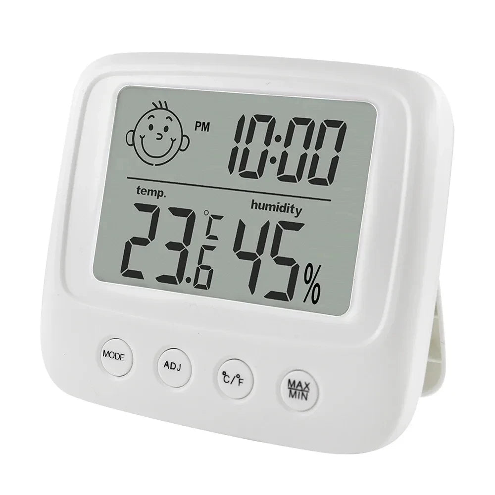 LCD Digital Thermometer Hygrometer Backlight Temperature Indoor Humidity Meter Sensor For Electronic Weather Station Room Baby