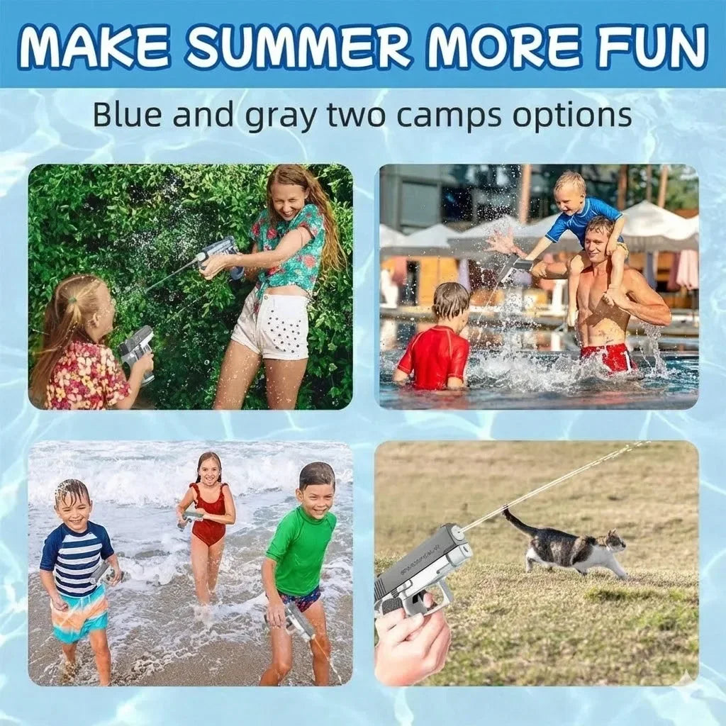 Toy Water Guns Pistol Toy Squirt Guns Summer Pool Beach Shooting Games Manual Continuous Outdoor Water Blaster Kids Adult Pistol