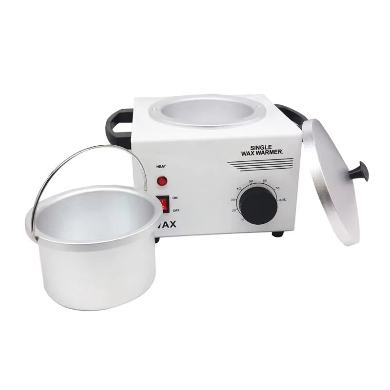 Wax Heater Warmer Electric Hot Facial Skin Hair Removal Pot SPA Tool Salon Adjustable Temperature Single-Wax Warmer