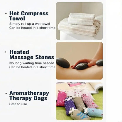 Professional 8L Towel Steamer Heats Wet Towels to 185F Quickly in 10 15 Minutes for Spa Use with Essential M4YD