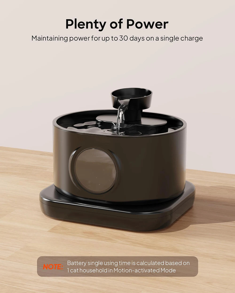 3L Wireless Recharging Sensor Cat Water Drinking Fountain Battery Operated Automatic Pet Motion Sensor Dog Water Dispenser Bowl