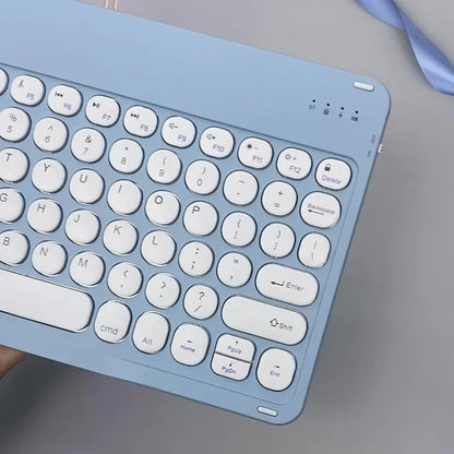 Spanish/English Keyboard Ultra Thin Wireless Keyboard Mouse for iPad Pro for Xiaomi Samsung Keyboard Bluetooth 10 inch