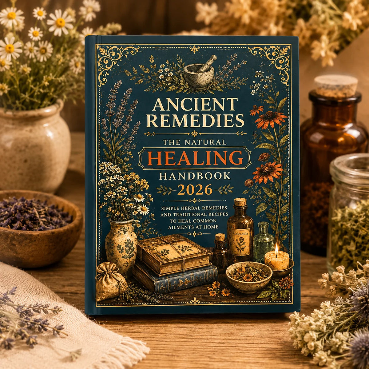 Ancient Remedies Healing Handbook 2026 Herbal Medicine Guide Natural Home Remedies for Wellness and Immune Support Books