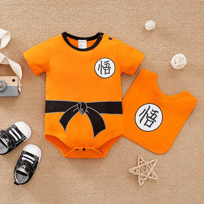 Baby Romper 100% Cotton Summer Short Sleeve Anime Cosplay Costume Soft Infant Jumpsuit Newborn Boy Girl One-Piece Bodysuit 0-18M
