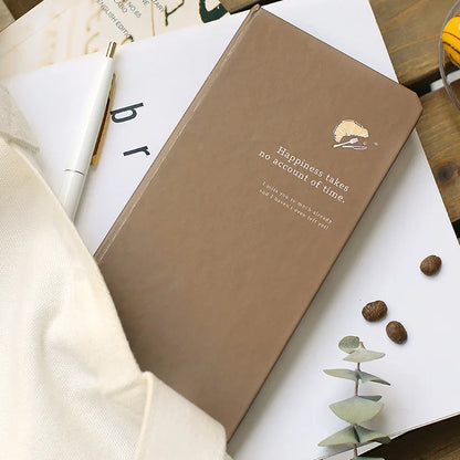 Kawai Self Filled Weekly Diary Notebook Silent Literary Forest Style Fresh Retro Slim Weekly Plan Book Office School Supplies