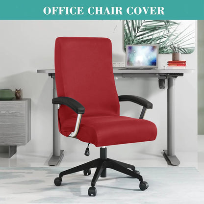 Stretch Spandex Office  Chair Covers Anti-dirty Computer Seat Chair Cover Removable Slipcovers