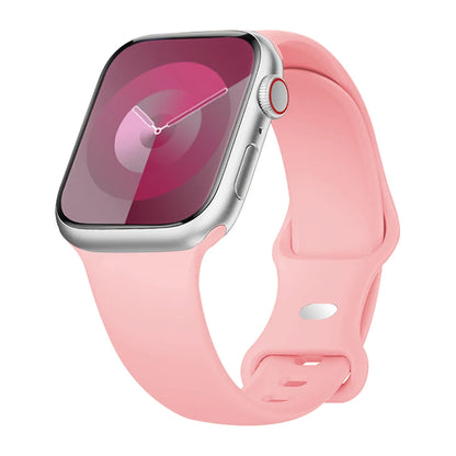 Silicone Strap For Apple Watch Bands 40mm 44mm 46mm 45mm 41mm 49mm 42 Correa Bracelet iWatch series ultra3 2 7 8 9 se 10 11 band