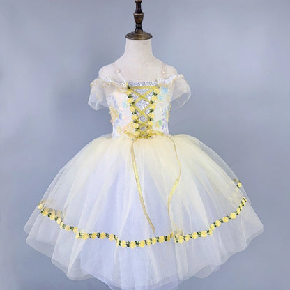 Ballet Performance Tutu Dress Girls Dance Wear Outfit Children Stage Clothing Fashion Ballet Dresses Princess Vestido Kids