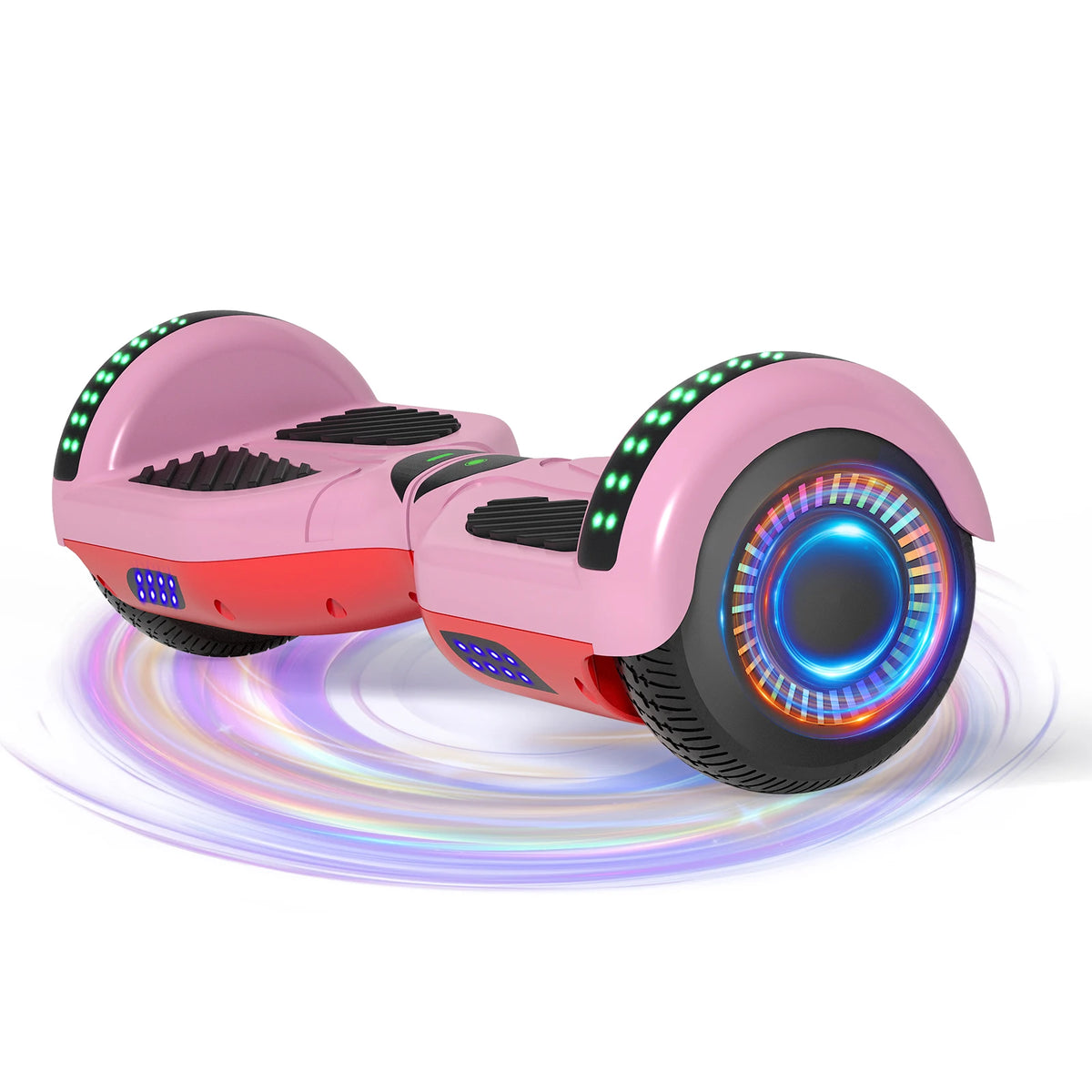 Commugo Self-Balancing Scooter with Bluetooth Speaker, APP Control, LED Lights, All Terrain Hoverboard for Kids Adults, All Ages