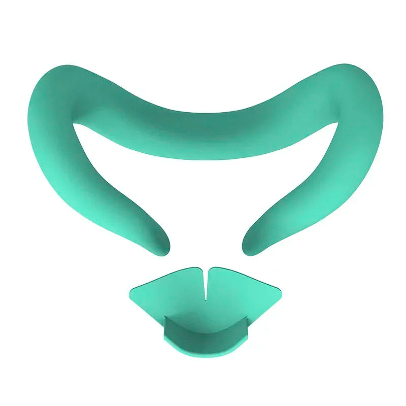 Silicone VR Face Cover for Meta Quest 3 Silicone Eye Mask Sweatproof Mask Face Cushion Replacement for VR Glasses Accessories