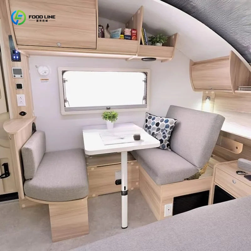 Customized multifunctional campervan perfect for remote outdoor exploration wilderness travel and off road camping adventures