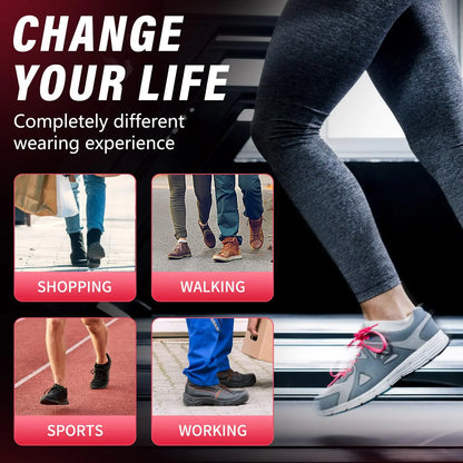 Premium Orthopedic Sport Insoles for Feet PU Gel Shock Absorption Breathable Sole Pad Sport Arch Support Feet Pain Care Insole
