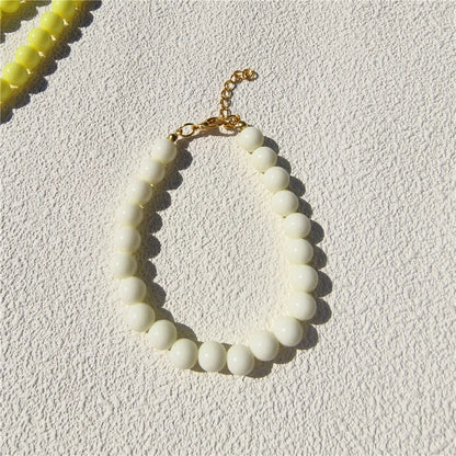 Dogs Necklace Extension Chain Design Pet Collar Fashion Dogs Faux Pearls Necklace Loop DIY Cat Dog Grooming Accessory