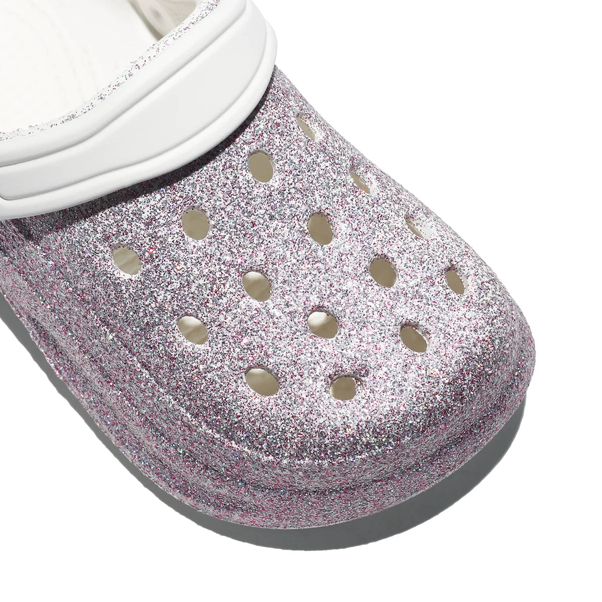 Kid's Glitter Clog and Mules, Lightweight EVA Garden Shoes, Non-Slip Sandals, Breathable Slip-On Shoes for Indoor Outdoor 168