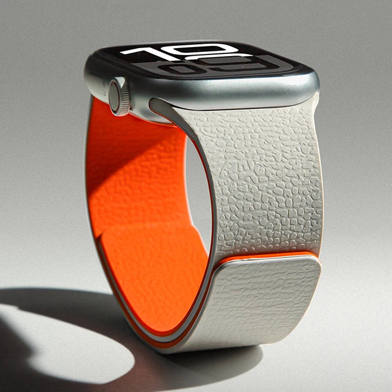 Silicone Magnetic Strap for Apple watch Bands 44mm 40mm 41mm 42mm 46mm 45mm 49mm correa iWatch Series 11 10 SE3 9 8 7 6 Ultra3 2