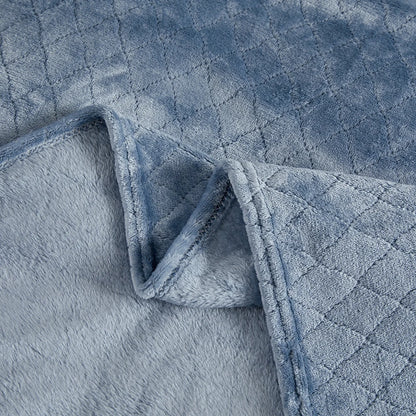 Winter Flannel Blankets For Beds 280GSM Faux Fur Coral Fleece Sofa Cover Microfiber Plush Fur Bedspread Plaid Blankets