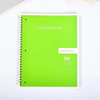 1pc Loose Leaf Business Style Notebook, Removable Horizontal Line 3-Hole Spiral Coil Notebook, Suitable for Meeting Note Taking
