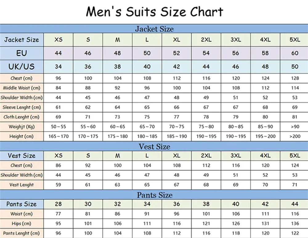 Classic Summer Men's Suit 2PCS For Wedding Formal Solid Suit Including Jacket Pants For Party Classic Occasion Clothing
