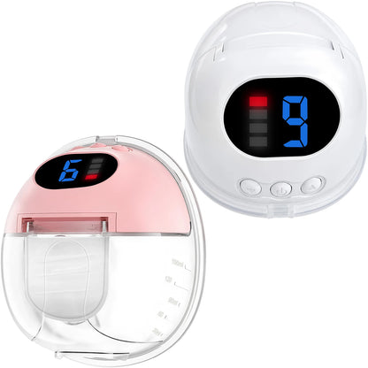 New Upgraded Hands-Free Wearable Wireless Electric Breast Pump,Portable Breast Massager for Lactation,BPA-Free Breastfeeding Pum