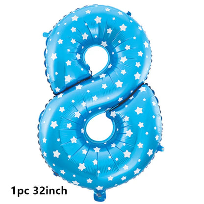 Doraemoned Balloons Cartoon Blue Jingle Cat Party Decoration Supplies Happy Birthday Banner Disposable Tableware Kid Cake Topper