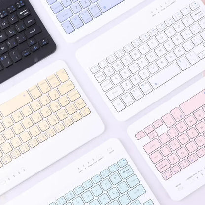 NEW Wireless Keyboard Mobile Phone Tablet Computer Bluetooth Keyboard Mouse 1Set