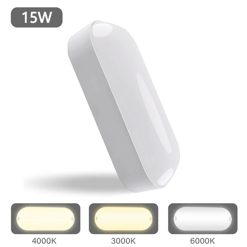 Wall Light 15W AC85-265V 3000K 4000K 6000K LED Lamps Indoor Outdoor Wall Sconce Living Room Porch Bedroom Wall Lamp
