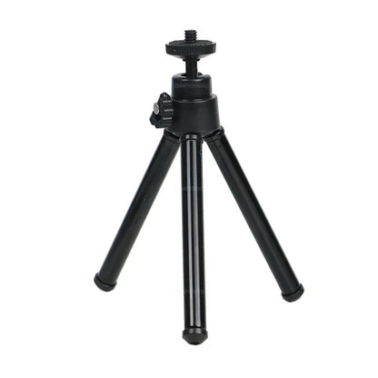 Mini Flexible Tripod 2 Section Stand Holder for Projector Camera Aluminum Alloy Desktop Tripod for Mobile Phone