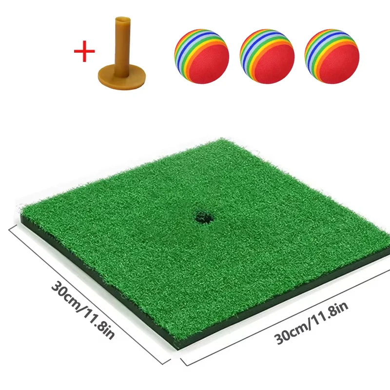 PGM Golf Hitting Mat Artificial Turf Golf Hitting Training Aids Golf Tees Golf For Practice