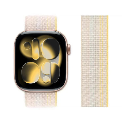 Nylon Loop for Apple Watch Band S11 46mm 40mm 44mm 45mm 42mm 41mm 49mm Smart Belt Bracelet for IWatch 11/10/9/8/7/6/SE/5/4 Strap