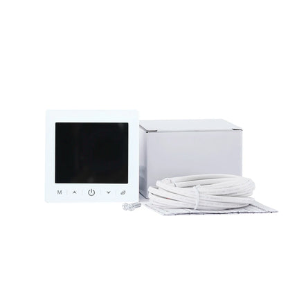 Radiant Electric Floor Quickly Heating System With Required Wifi Programmable Thermostat Includes Sensor Red Or White  Warm Mat