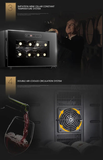 Household Wine Cooler Thermostat Refrigerator Weinkühlschrank Frigorifico