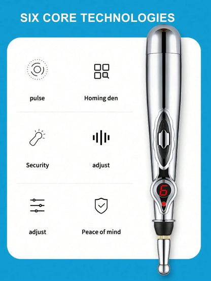 Meridian Pen Electronic Energy Circulation Massage Pen for Soothing Relaxation and Body Shaping Household Artifact