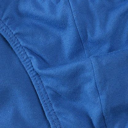 5Pcs Random Color Men's 100% Cotton Breathable Briefs Comfortable Male Underwear Lingerie Sexy Elastic Panties Underpants