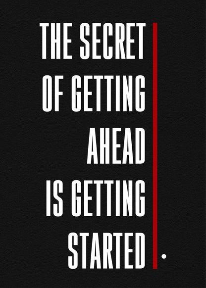 Inspirational Quotes Canvas Art  Black  White Motivational Posters for Office and Home Wall Decor