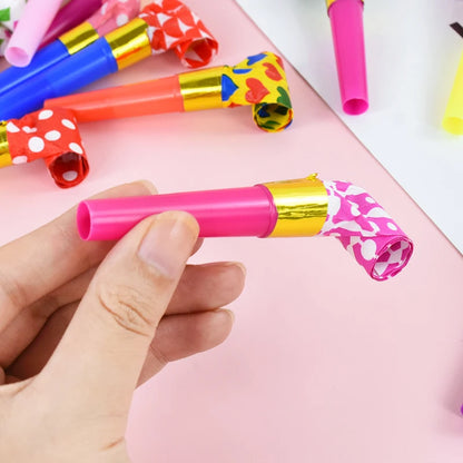 20/50Pcs Party Blowout Whistles Kids Birthday Party Favors Cheer Props Pinata Filler Wedding Gift Christmas New Year Noise Maker