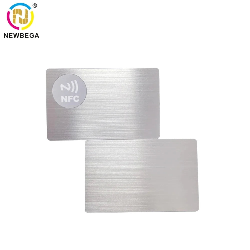 1PCS, Metal NFC Card 215/216 Chip,Smart Business Social Digital Card,13.56MHZ
