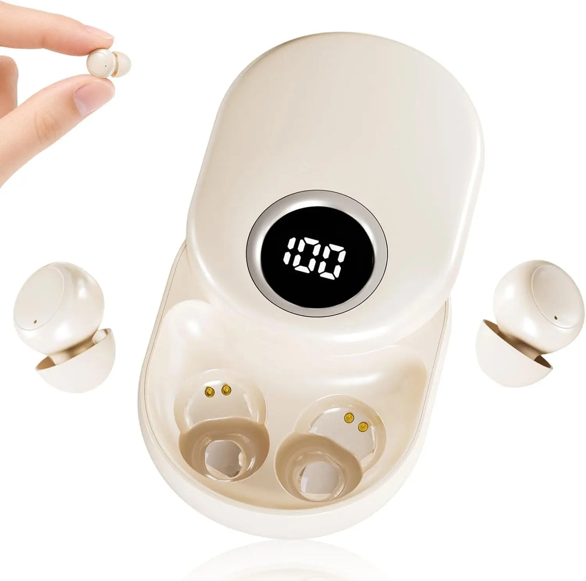 INSONIXN SK55 Mini Invisible Wireless Bluetooth Earbuds For Small Ears Sleep Music School Supply