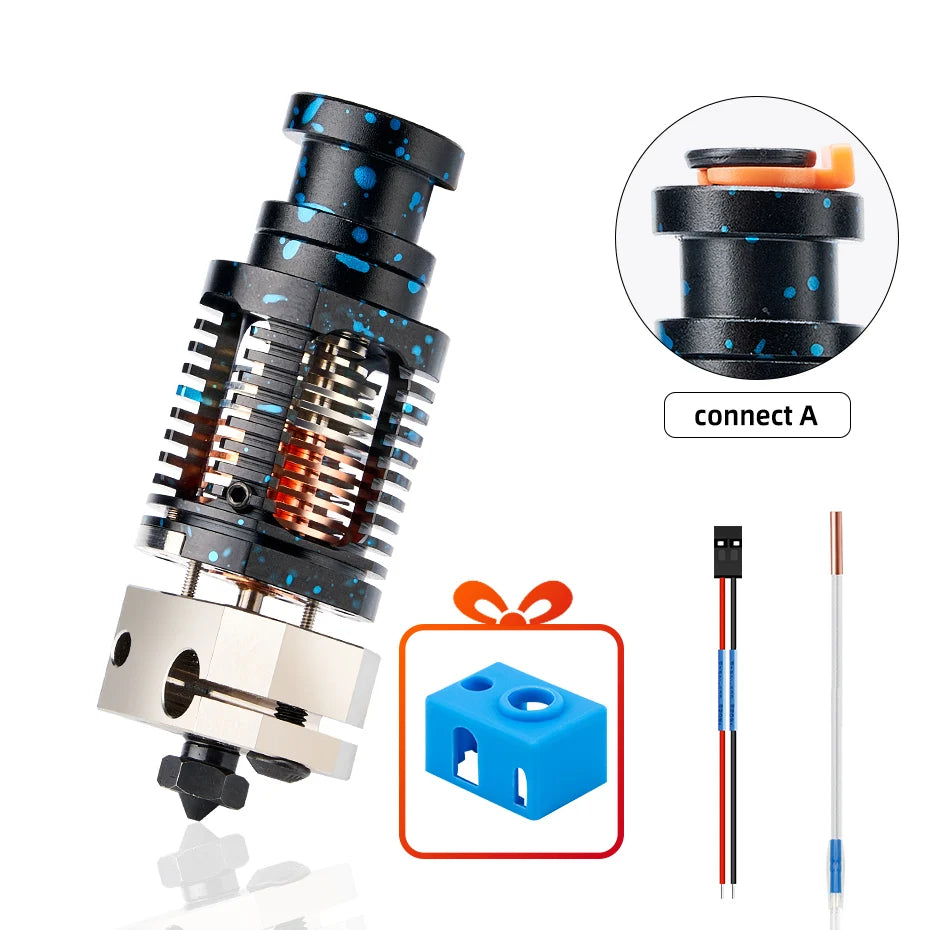 3D Printer Drago Hotend，E3D V6 Hotend High Flow Bimetal Heatbreak Compatible with VoronV0.1 V2.4, Pursa i3 mk3s ,Cr-10 V2 3d Pri