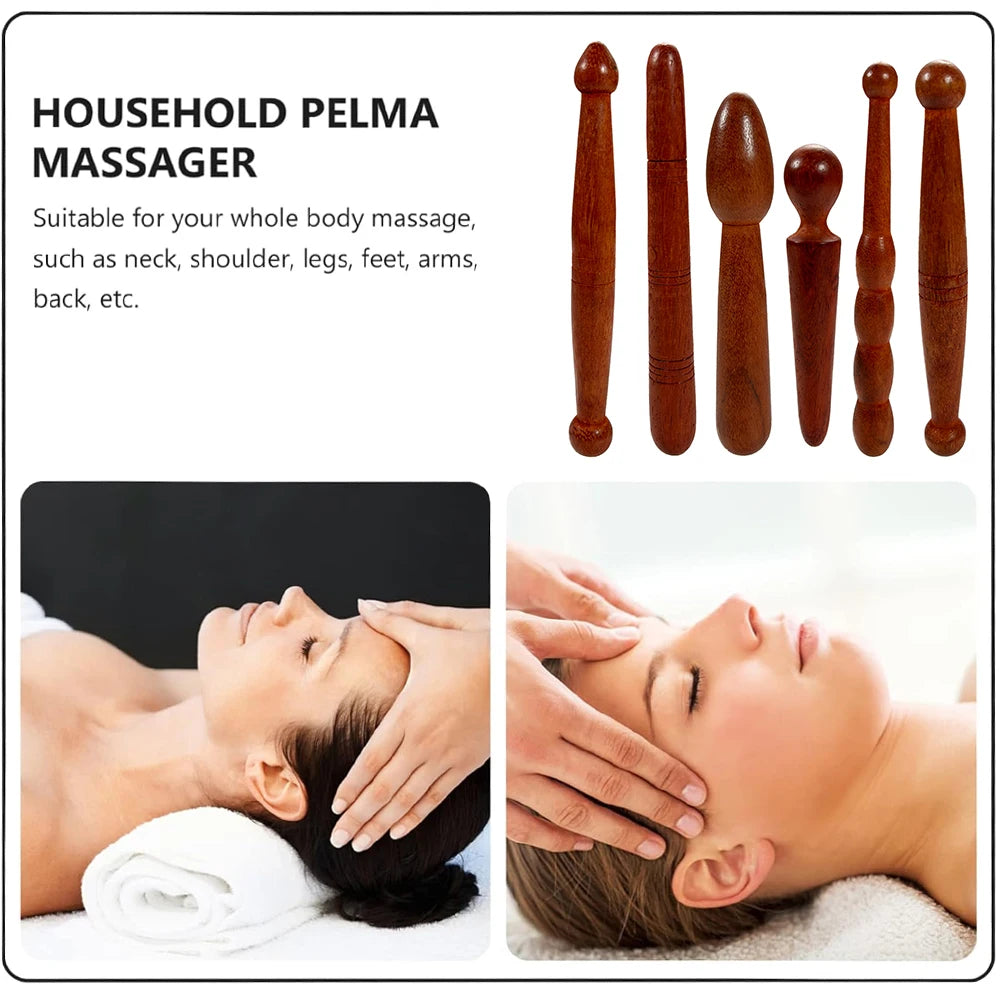 1PCS Acupoint Massage Pen, Traditional Wooden Acupressure Stick Reflexology Tool for Deep Tissue, Meridian Massage Tool for Body