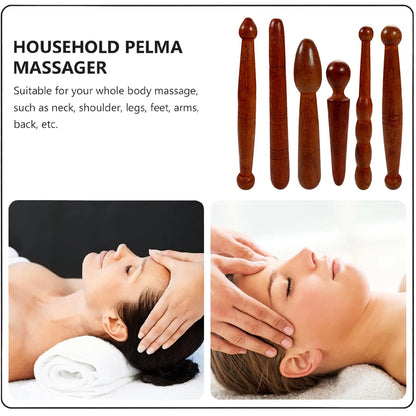 1PCS Acupoint Massage Pen, Traditional Wooden Acupressure Stick Reflexology Tool for Deep Tissue, Meridian Massage Tool for Body