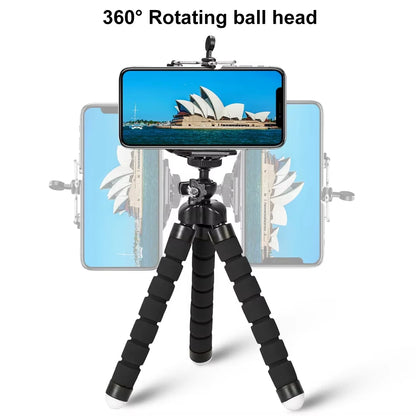 Tripods Tripod For Phone Mobile Camera Holder Clip Smartphone Monopod Tripe Stand Octopus Mini Tripod Stativ For Phone