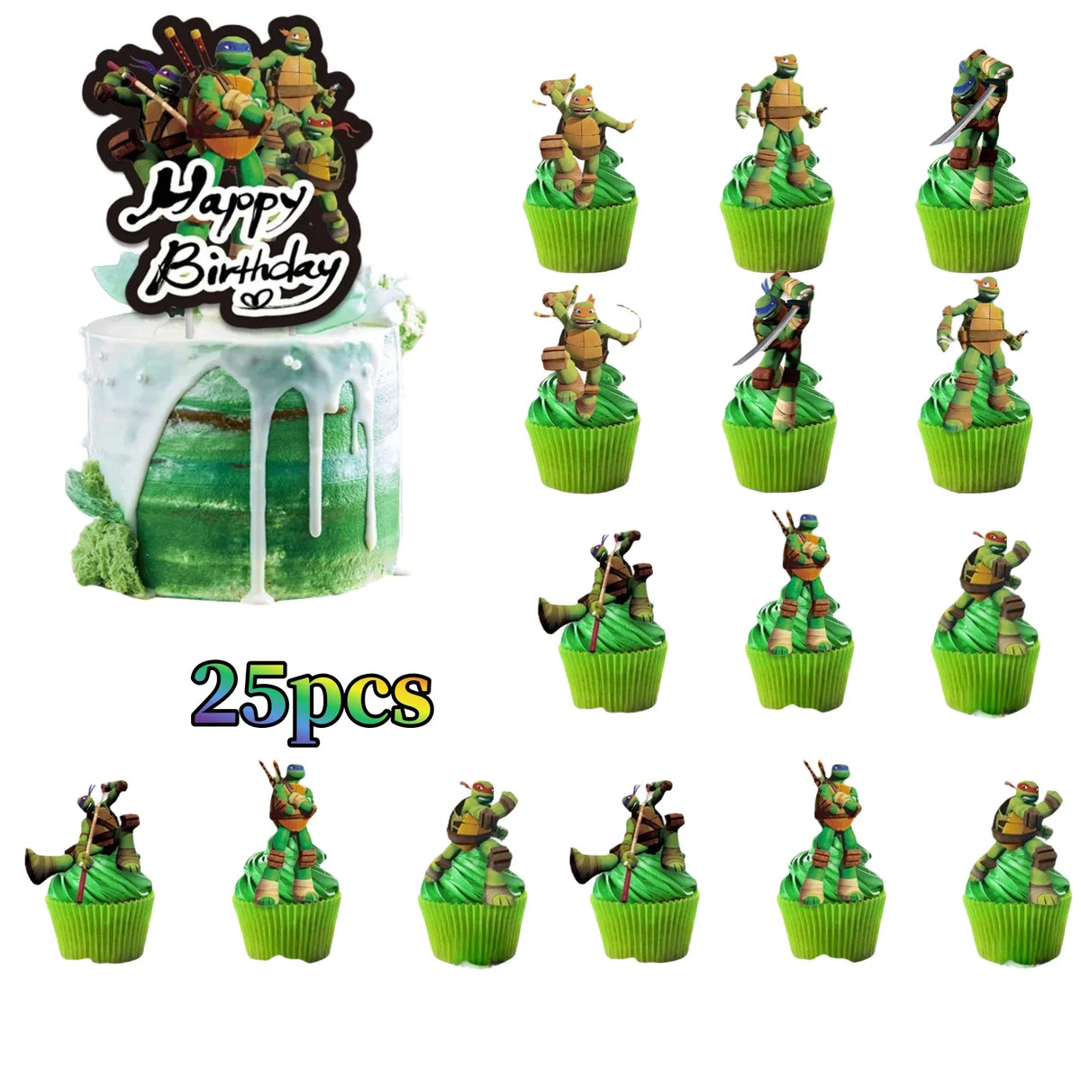 Cartoon Turtles Birthday Party Decorations Tableware Tablecloth Cup Plate Bag Napkins Balloon Baby Shower Turtles Party Favors