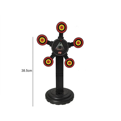 BB-Nerf Guns Suto Reset Electric Shooting Target Sccessories Sound Light Shooting Game Toys High Precision Scoring