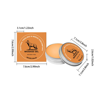 50g Nerve Relief Balm Fast Acting Joint Discomfort Deep Penetrating Knee Shoulder Support Muscle Rub Natural Formula Support