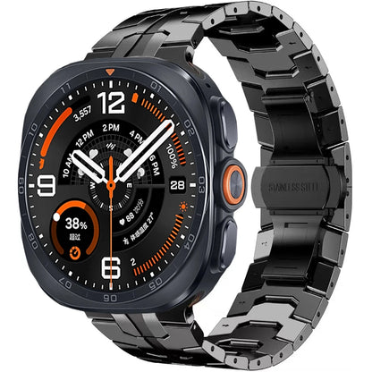 No Gap Stainless Steel Strap For Samsung Galaxy Watch Ultra 2-1/Ultra 2025 47mm High-end Bracelet Correa Galaxy Watch Metal Band
