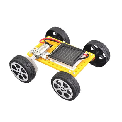 DIY Mini Solar Car Assembly Kit STEM Physics Science Experiment Educational Tech Toy Kids School Learning Project Birthday Gift