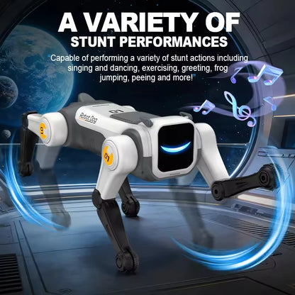 RC Mechanical Dog Intelligent AI RC Robot Dog Voice Command Programmable Singing Dancing Electronic Stunt Bionic Smart Robot Dog